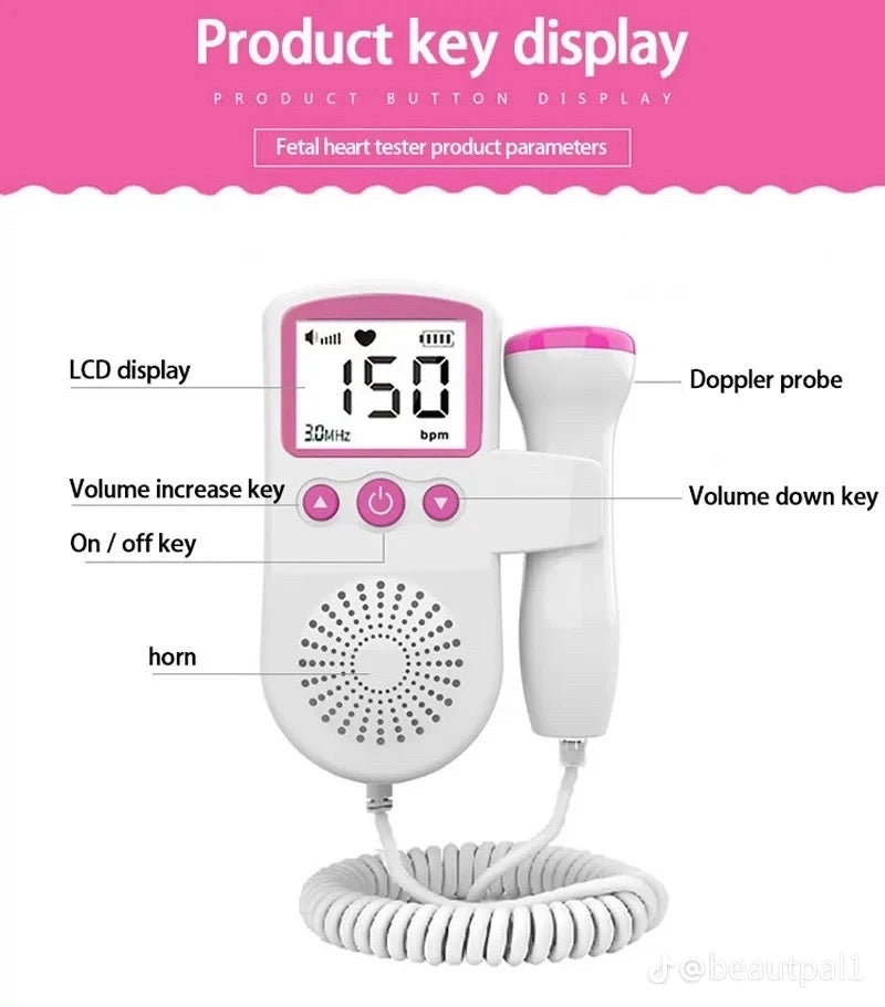 "جهاز سماع نبض الجنين – Fetal Doppler™ 💕"
